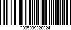 Código de barras (EAN, GTIN, SKU, ISBN): '7895839320824'