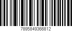 Código de barras (EAN, GTIN, SKU, ISBN): '7895849366812'