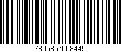 Código de barras (EAN, GTIN, SKU, ISBN): '7895857008445'