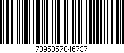 Código de barras (EAN, GTIN, SKU, ISBN): '7895857046737'