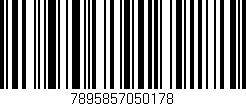 Código de barras (EAN, GTIN, SKU, ISBN): '7895857050178'