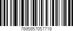 Código de barras (EAN, GTIN, SKU, ISBN): '7895857057719'