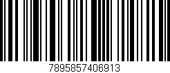 Código de barras (EAN, GTIN, SKU, ISBN): '7895857406913'