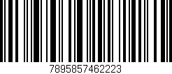 Código de barras (EAN, GTIN, SKU, ISBN): '7895857462223'