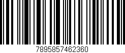 Código de barras (EAN, GTIN, SKU, ISBN): '7895857462360'
