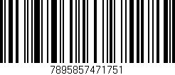 Código de barras (EAN, GTIN, SKU, ISBN): '7895857471751'