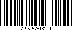 Código de barras (EAN, GTIN, SKU, ISBN): '7895857516193'