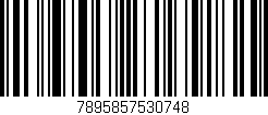 Código de barras (EAN, GTIN, SKU, ISBN): '7895857530748'