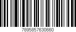 Código de barras (EAN, GTIN, SKU, ISBN): '7895857630660'