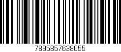 Código de barras (EAN, GTIN, SKU, ISBN): '7895857638055'