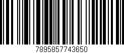 Código de barras (EAN, GTIN, SKU, ISBN): '7895857743650'