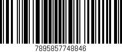 Código de barras (EAN, GTIN, SKU, ISBN): '7895857748846'