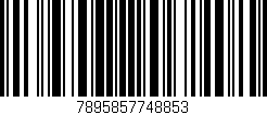 Código de barras (EAN, GTIN, SKU, ISBN): '7895857748853'