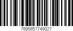 Código de barras (EAN, GTIN, SKU, ISBN): '7895857749027'