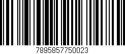 Código de barras (EAN, GTIN, SKU, ISBN): '7895857750023'