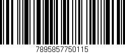 Código de barras (EAN, GTIN, SKU, ISBN): '7895857750115'