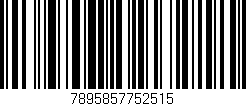 Código de barras (EAN, GTIN, SKU, ISBN): '7895857752515'