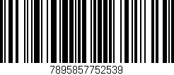 Código de barras (EAN, GTIN, SKU, ISBN): '7895857752539'