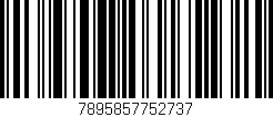 Código de barras (EAN, GTIN, SKU, ISBN): '7895857752737'