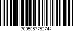 Código de barras (EAN, GTIN, SKU, ISBN): '7895857752744'