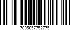 Código de barras (EAN, GTIN, SKU, ISBN): '7895857752775'