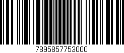 Código de barras (EAN, GTIN, SKU, ISBN): '7895857753000'