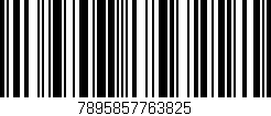 Código de barras (EAN, GTIN, SKU, ISBN): '7895857763825'