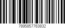 Código de barras (EAN, GTIN, SKU, ISBN): '7895857763832'