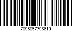 Código de barras (EAN, GTIN, SKU, ISBN): '7895857796618'