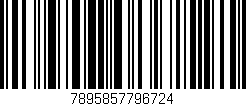 Código de barras (EAN, GTIN, SKU, ISBN): '7895857796724'