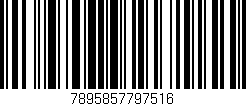 Código de barras (EAN, GTIN, SKU, ISBN): '7895857797516'