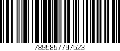 Código de barras (EAN, GTIN, SKU, ISBN): '7895857797523'