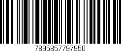 Código de barras (EAN, GTIN, SKU, ISBN): '7895857797950'