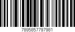 Código de barras (EAN, GTIN, SKU, ISBN): '7895857797981'