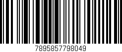 Código de barras (EAN, GTIN, SKU, ISBN): '7895857798049'