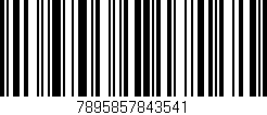 Código de barras (EAN, GTIN, SKU, ISBN): '7895857843541'