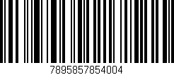 Código de barras (EAN, GTIN, SKU, ISBN): '7895857854004'