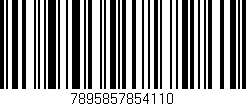Código de barras (EAN, GTIN, SKU, ISBN): '7895857854110'