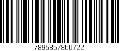 Código de barras (EAN, GTIN, SKU, ISBN): '7895857860722'