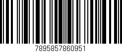 Código de barras (EAN, GTIN, SKU, ISBN): '7895857860951'