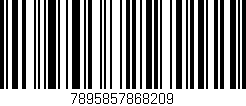 Código de barras (EAN, GTIN, SKU, ISBN): '7895857868209'
