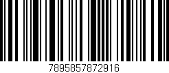 Código de barras (EAN, GTIN, SKU, ISBN): '7895857872916'