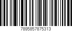 Código de barras (EAN, GTIN, SKU, ISBN): '7895857875313'