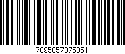 Código de barras (EAN, GTIN, SKU, ISBN): '7895857875351'
