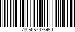 Código de barras (EAN, GTIN, SKU, ISBN): '7895857875450'