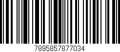 Código de barras (EAN, GTIN, SKU, ISBN): '7895857877034'