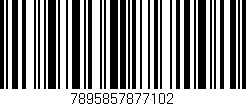 Código de barras (EAN, GTIN, SKU, ISBN): '7895857877102'