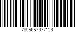 Código de barras (EAN, GTIN, SKU, ISBN): '7895857877126'