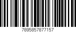 Código de barras (EAN, GTIN, SKU, ISBN): '7895857877157'