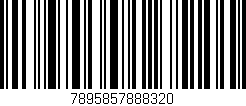 Código de barras (EAN, GTIN, SKU, ISBN): '7895857888320'